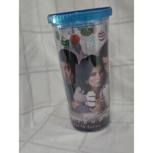 FRIENDS Holiday Travel Tumbler with Lid Cast Artwork No Straw